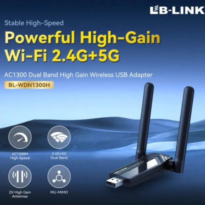 arenamart.lk_Electronics_Wireless USB Adapter Wi-Fi 2.4G+5G - LB-LINK arenamart.lk_Electronics_Wireless USB Adapter Wi-Fi 2.4G+5G - LB-LINK