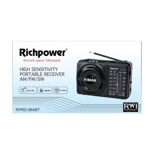Hi Sensitive Portable Receiver AM/FM/SW RPRD-864BT