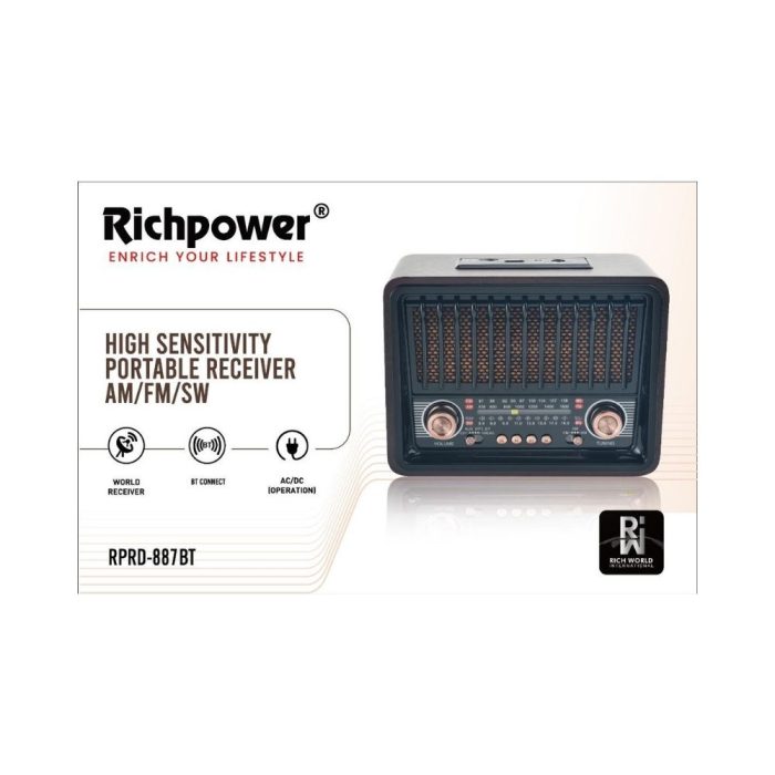 arenamart.lk_Electrics_Hi Sensitive Portable Receiver AM_FM_SW RPRD-887BT