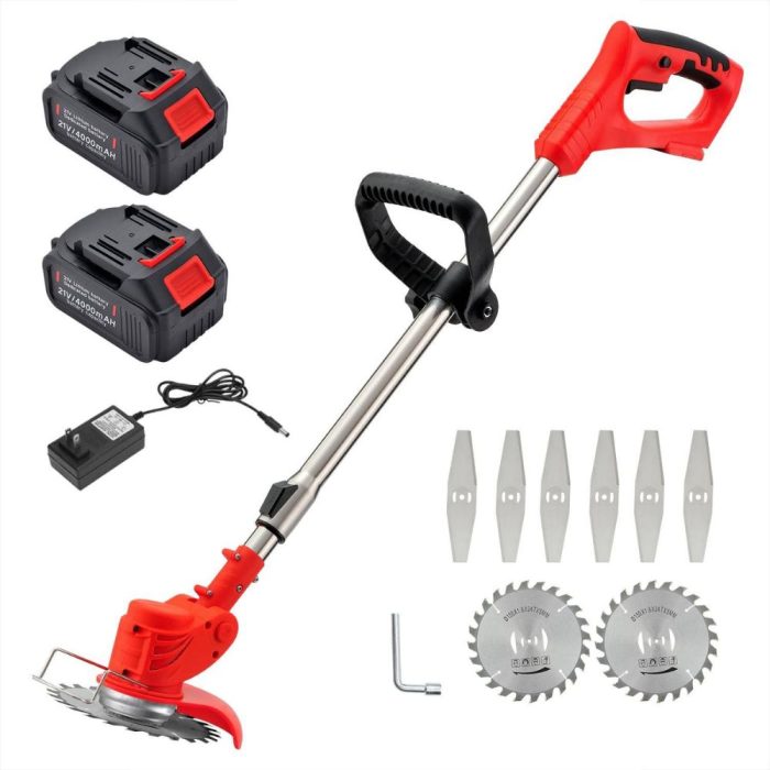 arenamart.lk_Household_Grass Cutter with 2 Rechargeable Batteries