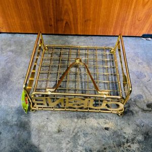 Paper Holder Gold Squar575