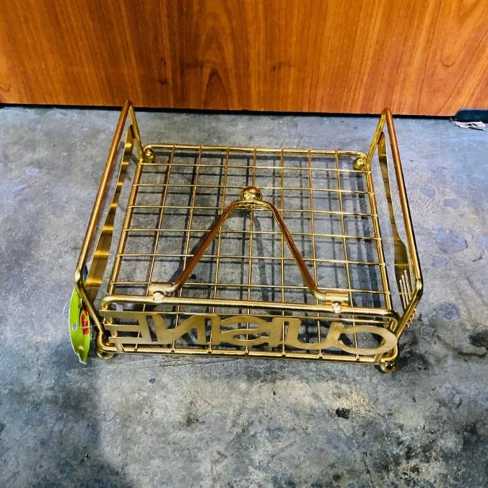 arenamart.lk_Household_Paper Holder Gold Squar575 arenamart.lk_Household_Paper Holder Gold Squar575