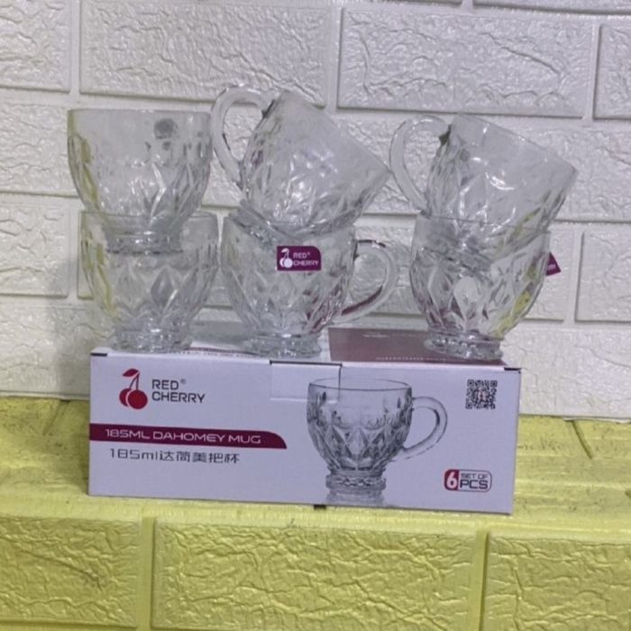 arenamart.lk_Household_Red Cherry Gift Glass Small 6PCS 675 arenamart.lk_Household_Red Cherry Gift Glass Small 6PCS 675