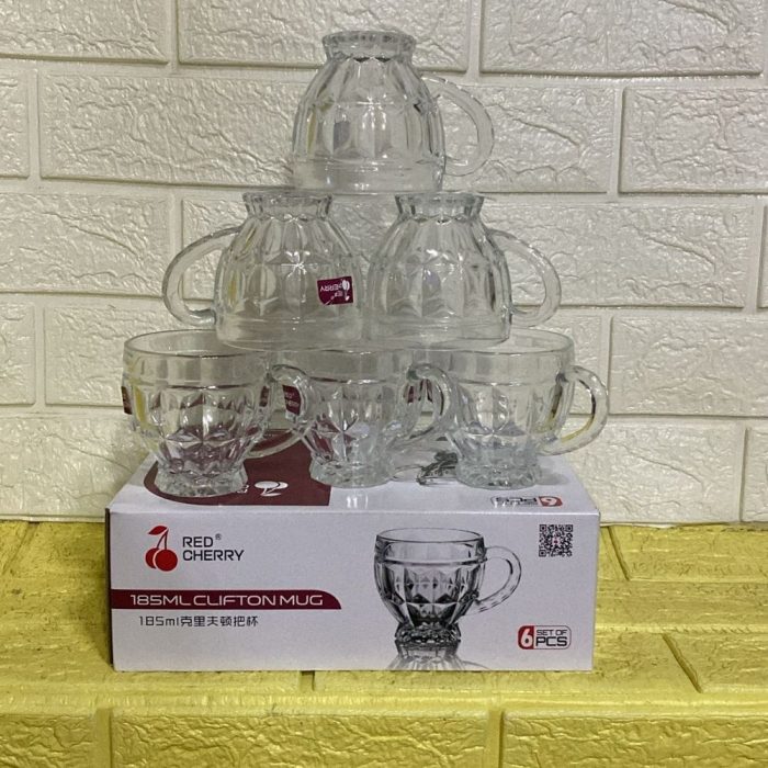 arenamart.lk_Household_Red Cherry Gift Glass Small 6PCS 895 arenamart.lk_Household_Red Cherry Gift Glass Small 6PCS 895