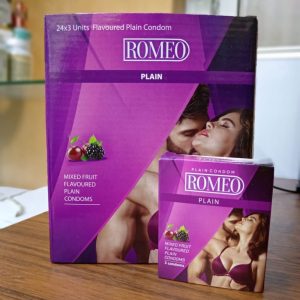 Romeo Mixed-Fruit Flavoured Plain Condom