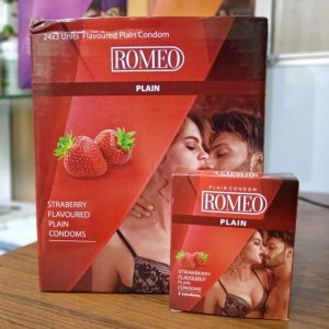 Romeo Straberry Flavoured Plain Condom