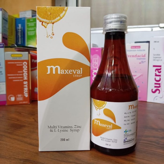 arenamart.lk_Health Care_Syrup_Maxeval Syrup 200ml