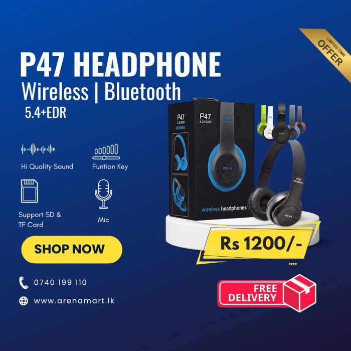arenamart.lk_P47 headphone arenamart.lk_P47 headphone